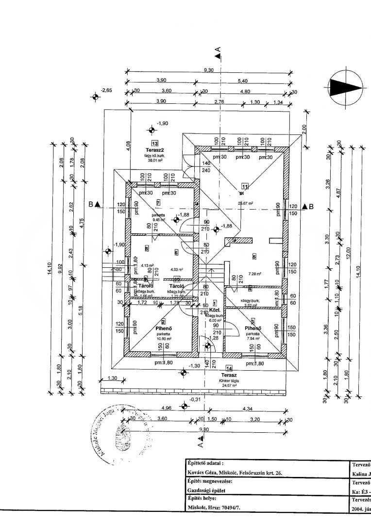 Ház-családi ház eladó – 4 szoba – Miskolc