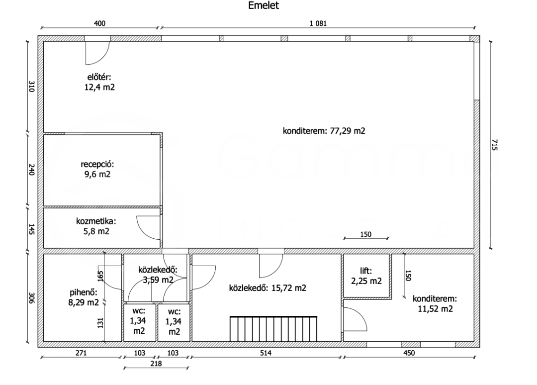 Iroda-üzlet-vendéglátóegység eladó közvetítőtől – Miskolc