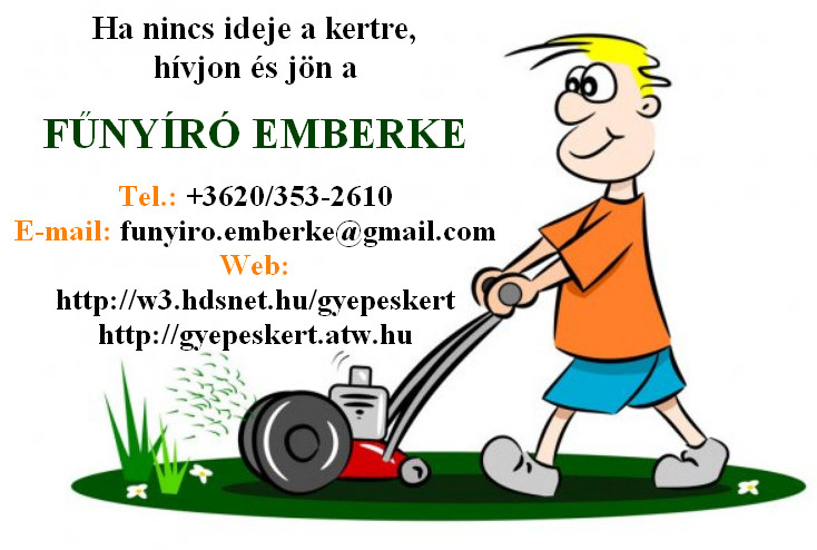 Fűnyírás, fűkaszálás – Budapest XI. ker.