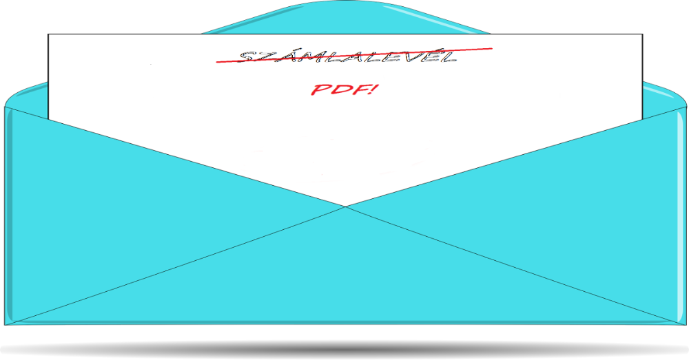 Számlalevél – postaköltség = 0