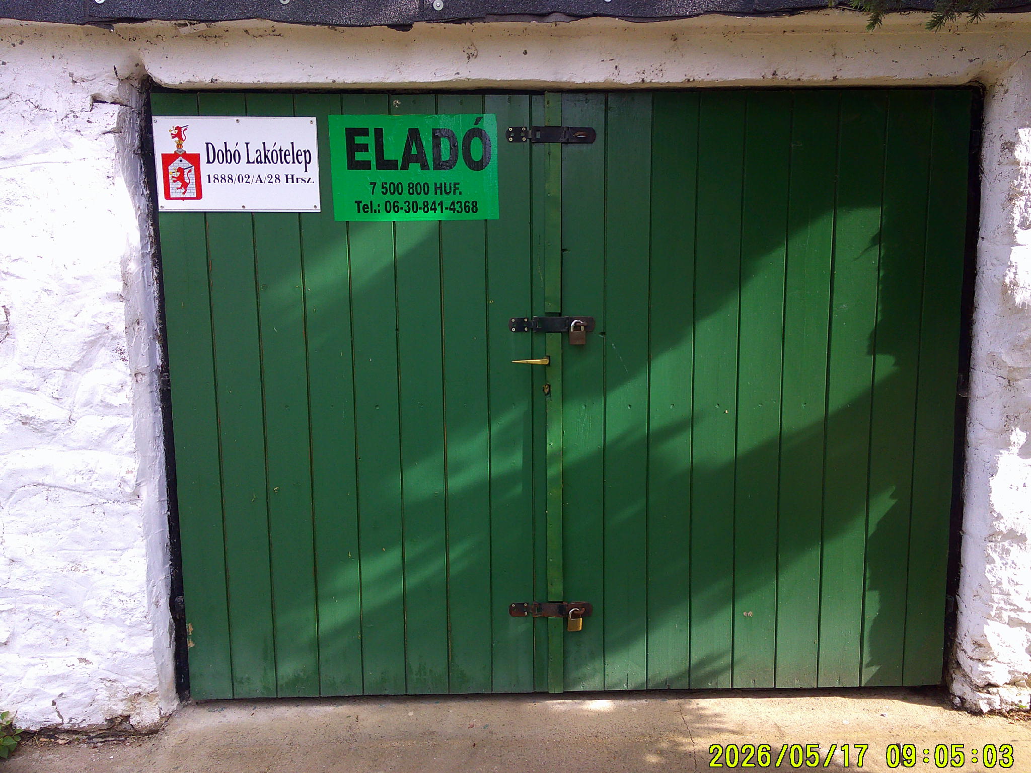 Garázs eladó tulajdonostól – Tapolca