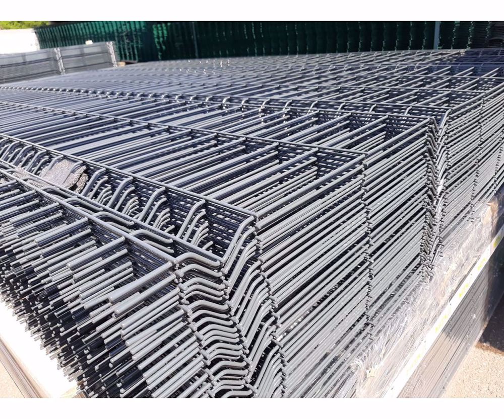 3D táblás kerítés panel, drótfonat, drótháló, kerítésépítés, vadháló, kapu