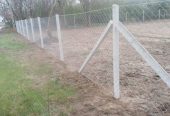 Betonoszlop, drótháló, drótfonat, oszlop, kapu, kerítés építés